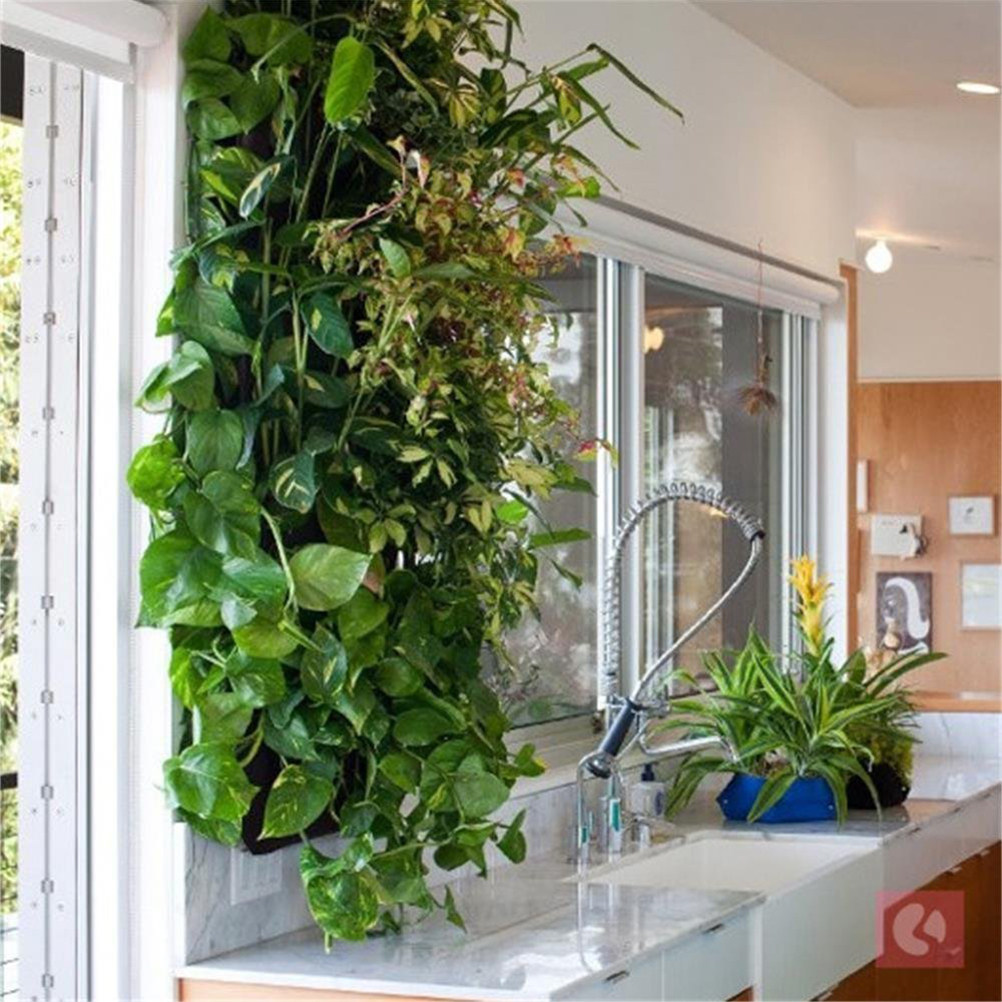 Vertical Wall Planter - حقيبة زراعة عمودية معلقة على الحائط