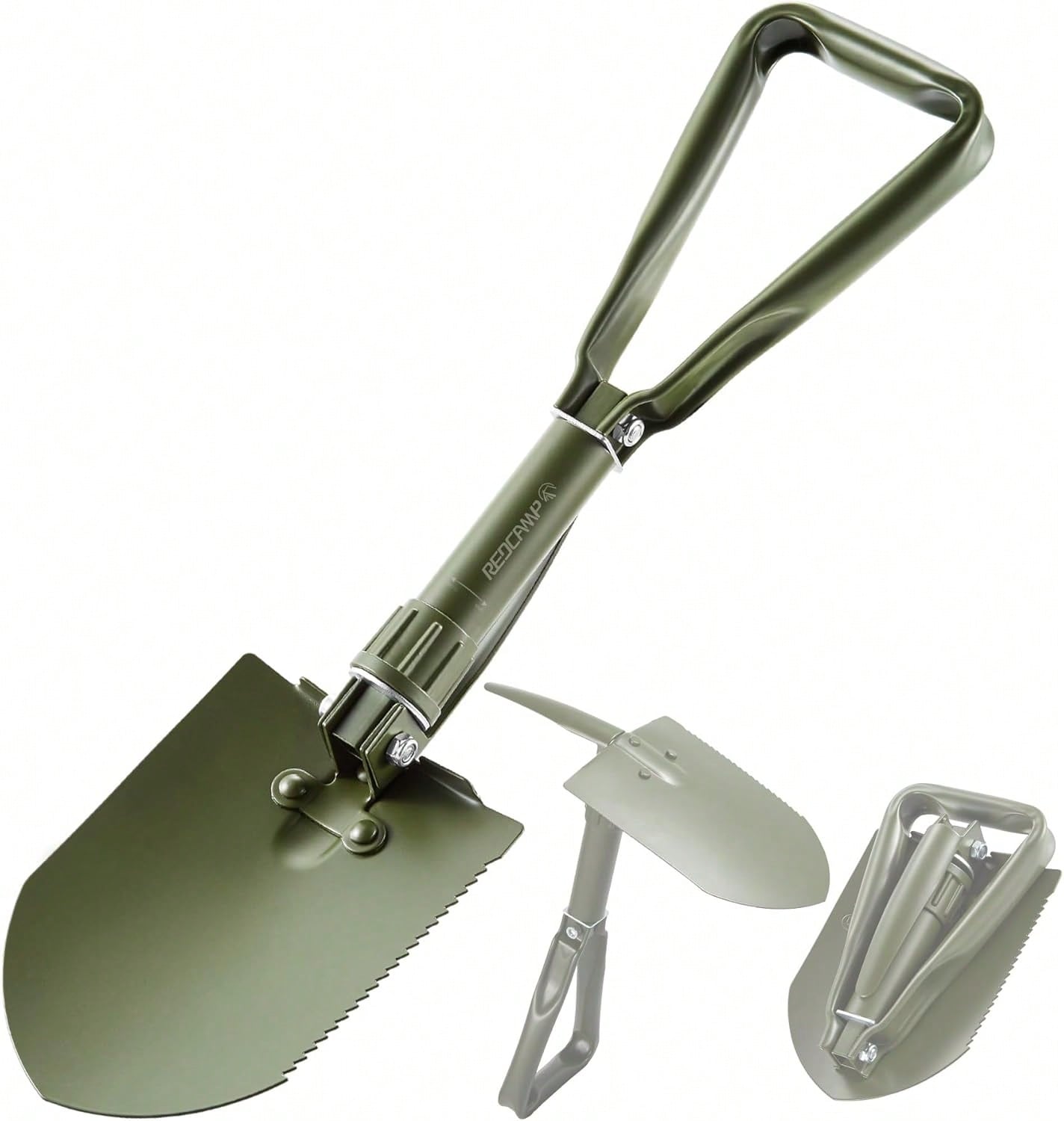 Gardening Tools Green - مجرفة تخييم قابلة للطي مقاس 23