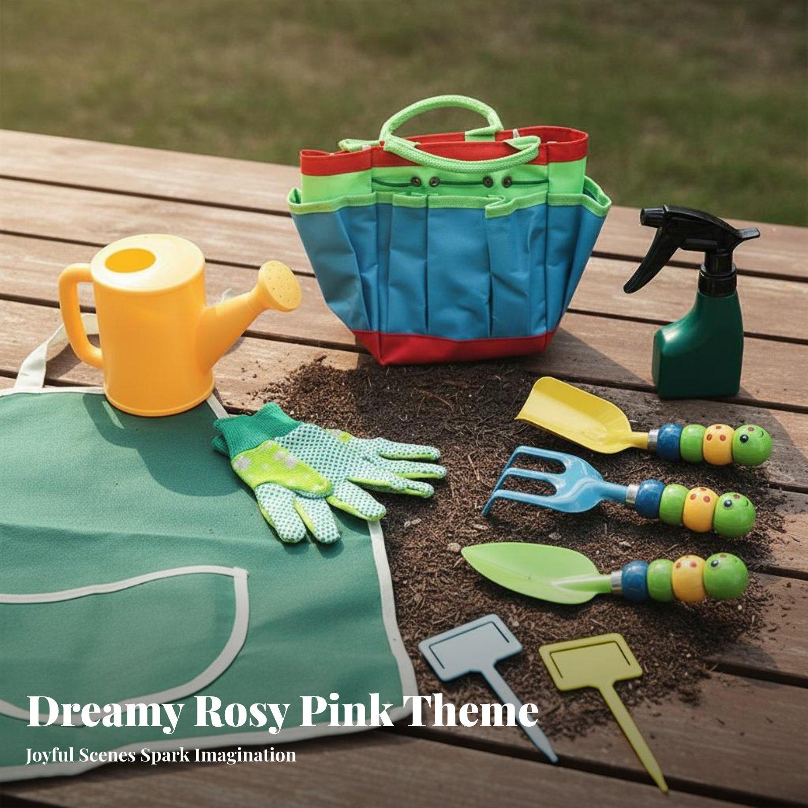 Gardening Tools For Young Children - مجموعة أدوات حدائق للأطفال مكونة من