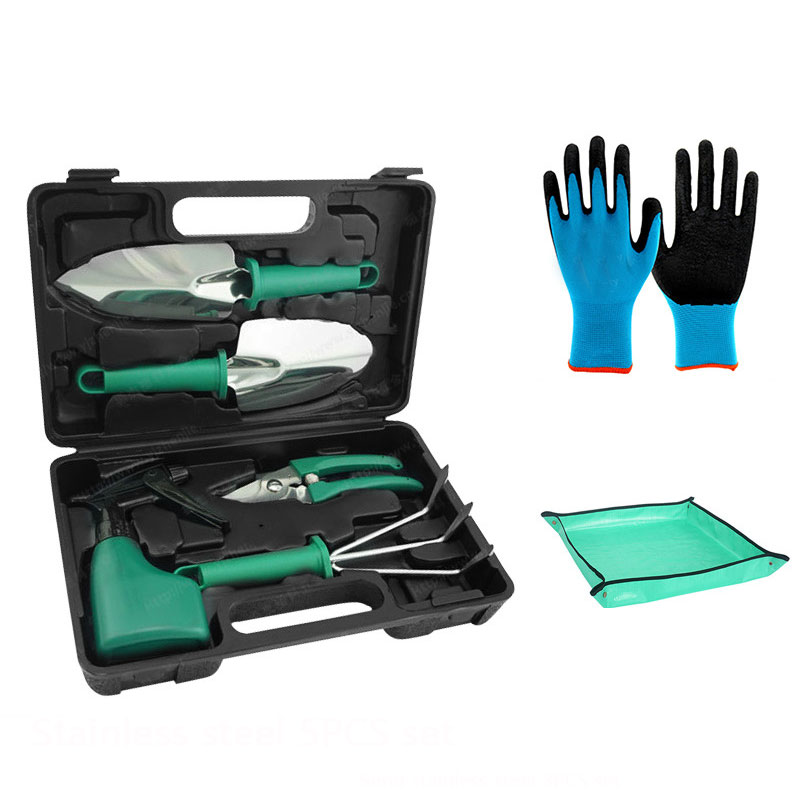 Gardening Tools Kit - مجموعة أدوات الحدائق من الفولاذ المقاوم