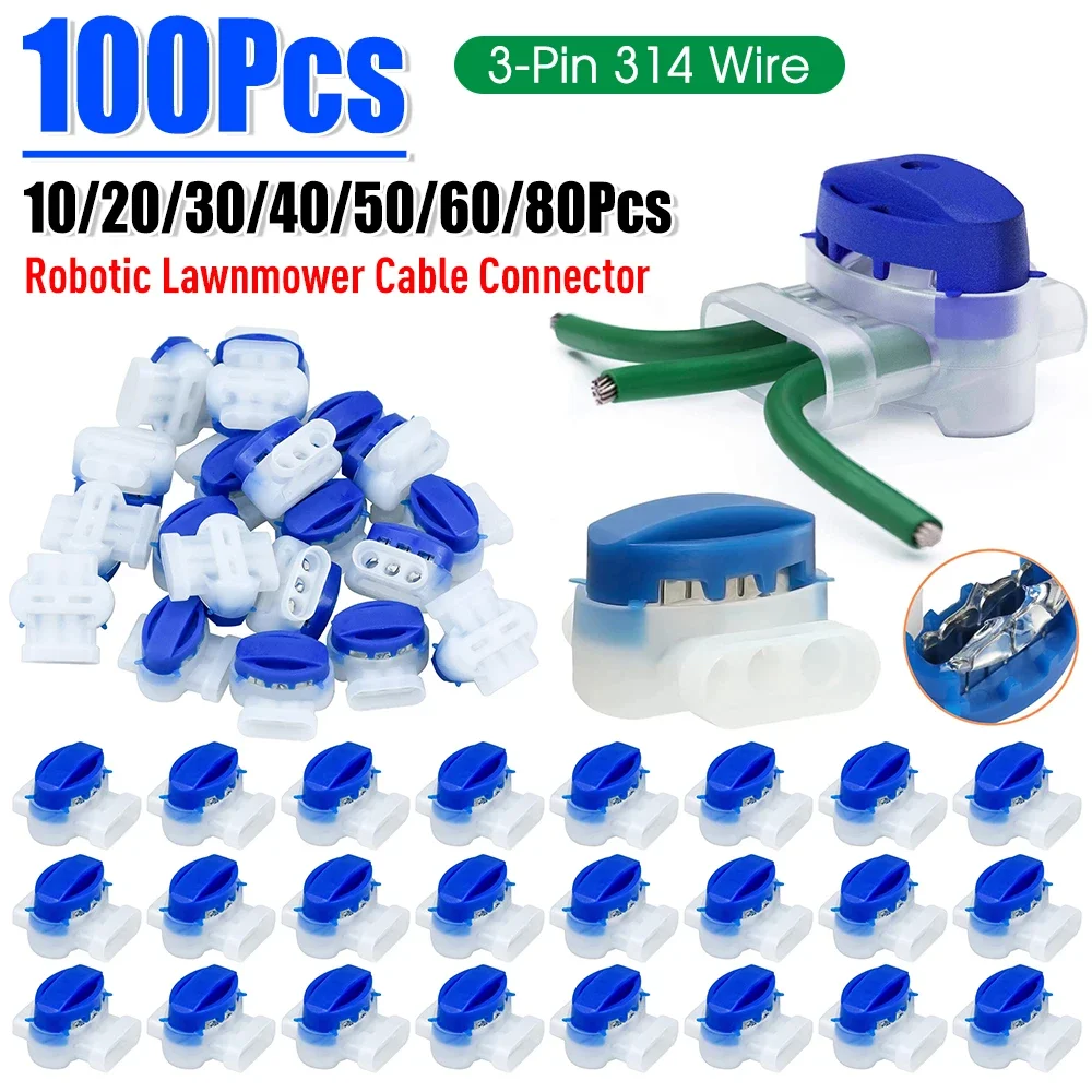 Gardening Tools China - 10-100 قطعة موصل كابلات جزازة العشب