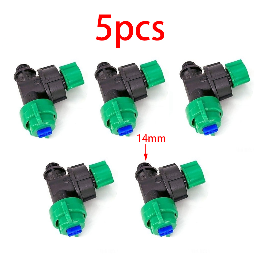 Garden Hose Nozzle - 5 قطعة تركيبات أنبوب الرش مشبك