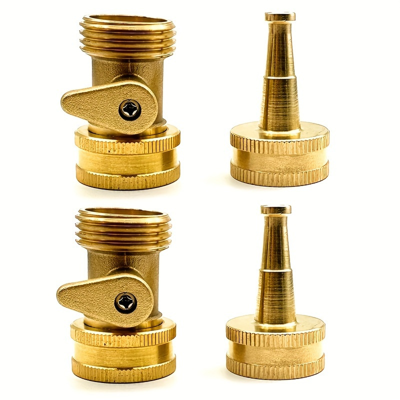 قطعتان/مجموعة فوهات نحاسية لخر - مراجعة Garden Hose Nozzle وسعره