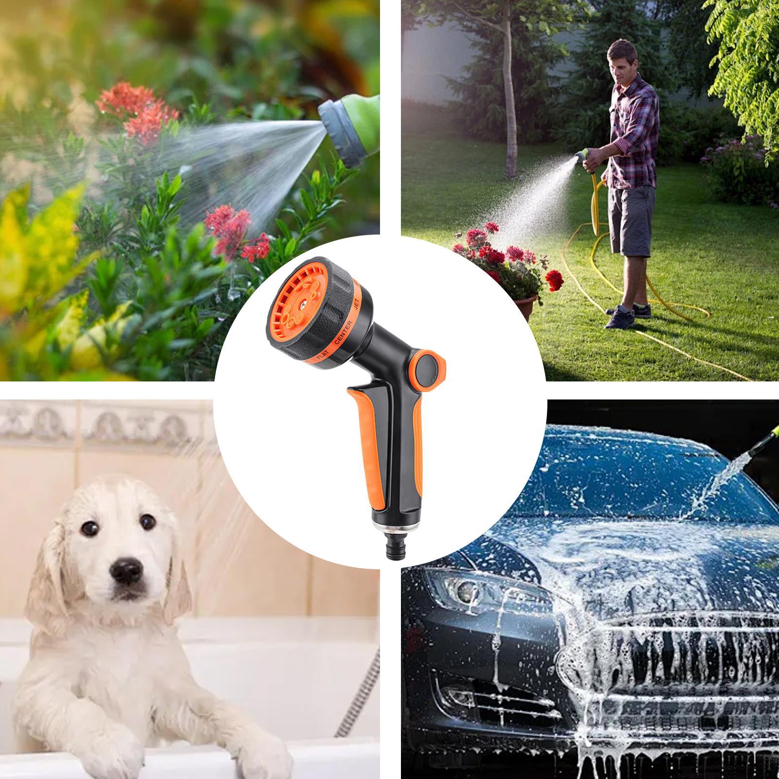 فوهة غسيل السيارات بـ 5 أنماط  - مراجعة Garden Hose Nozzle وسعره