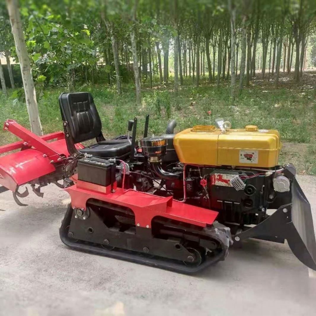جرار زراعي صغير مزود بمحراث دو - مراجعة Gardening Tools China وسعره
