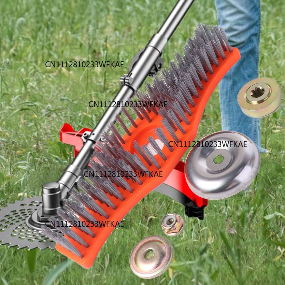 فرشاتان لتنظيف العشب مع مقبض ق - مراجعة Gardening Yard Tools وسعره