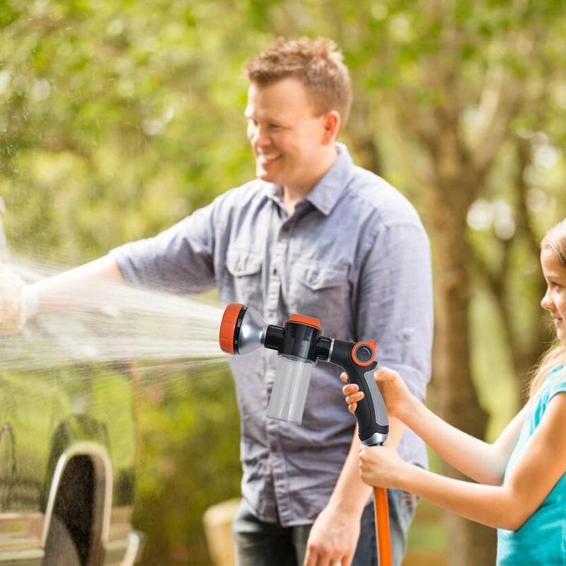 خرطوم حديقة رذاذ فوهة 8 أنماط  - مراجعة Garden Hose Nozzle وسعره