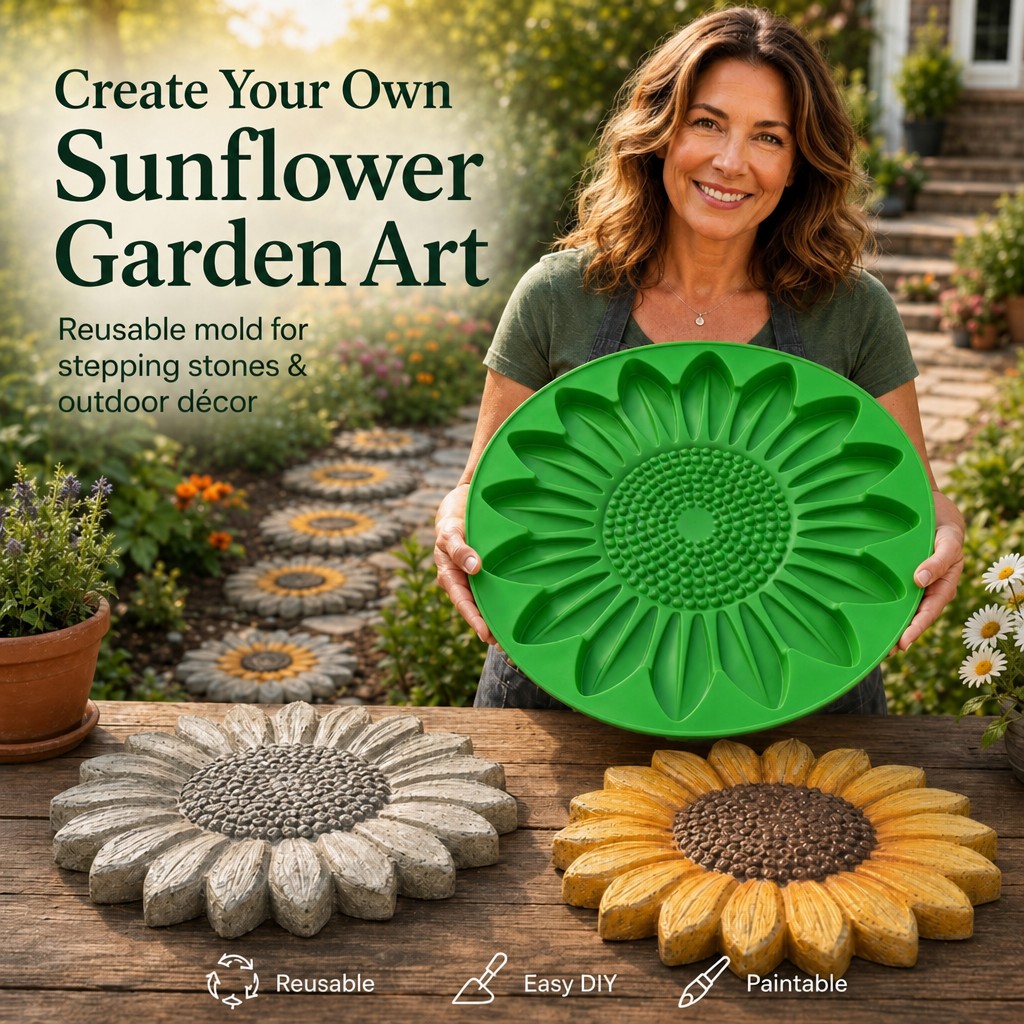 مجموعة قوالب حجرية على شكل زهر - مراجعة Gardening Tools Bundle وسعره