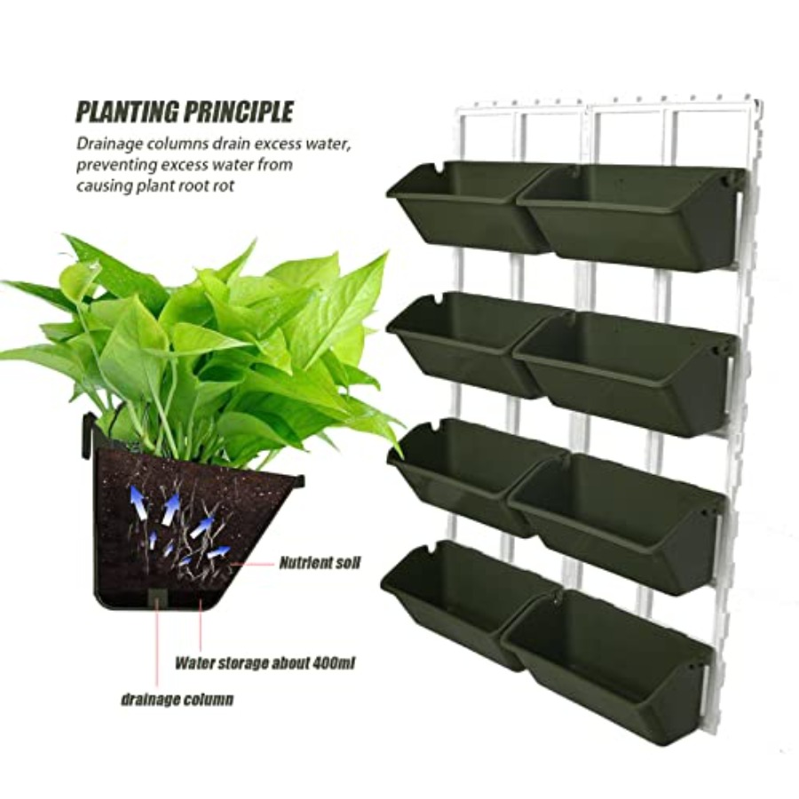 حامل نباتات عمودي للتعليق على  - مراجعة Vertical Wall Planter وسعره