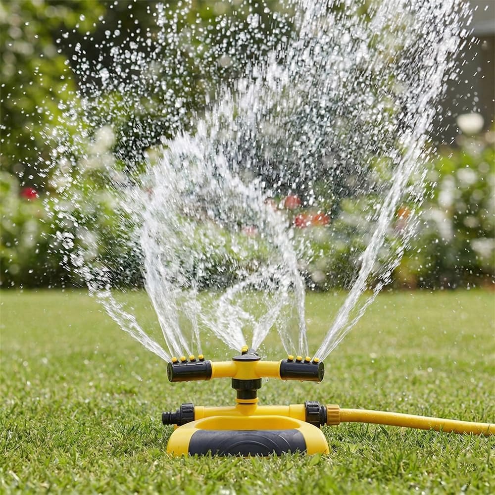 رشاش مياه دوار أوتوماتيكي 360  - مراجعة Gardening Yard Tools وسعره