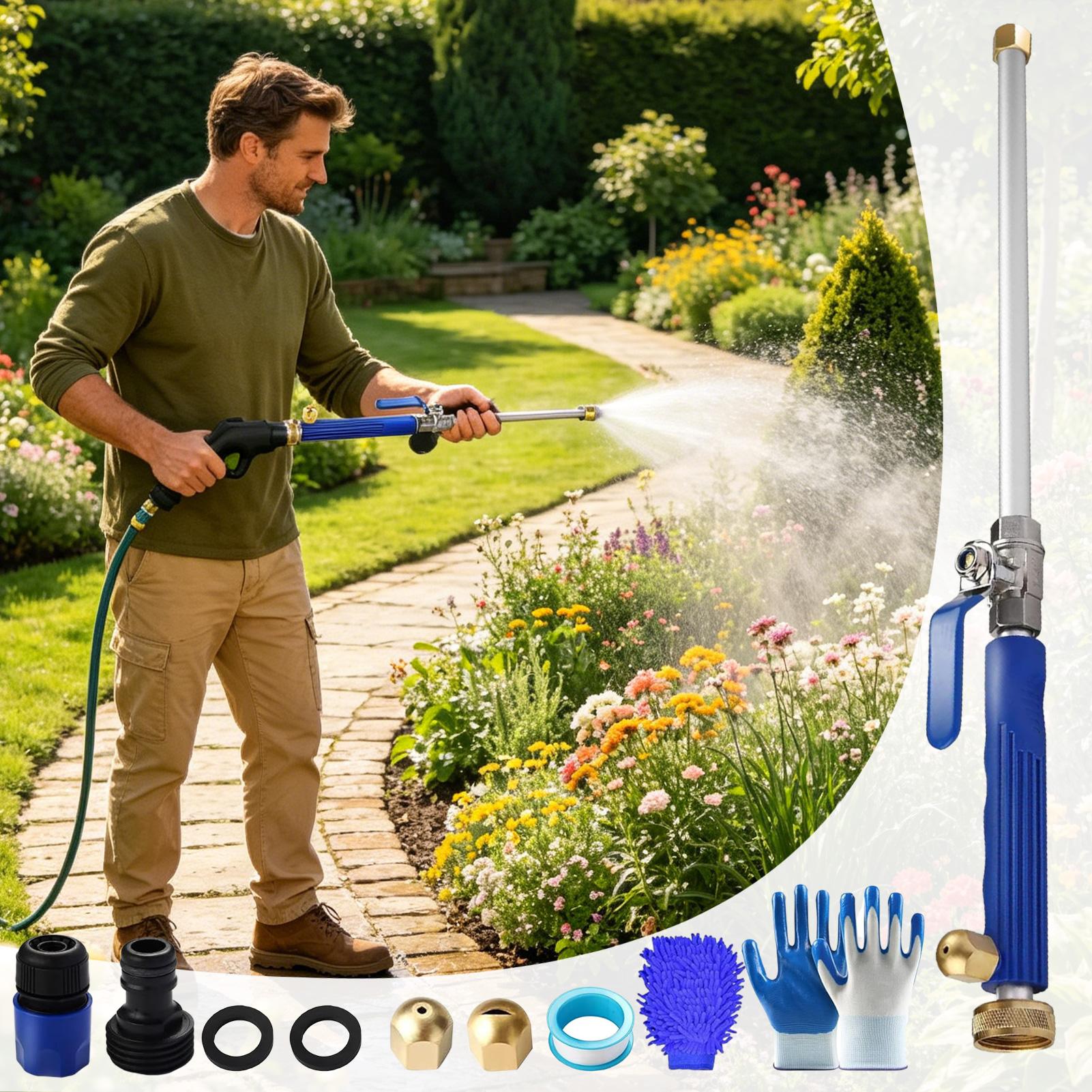 فوهة خرطوم الحديقة متعددة الوظ - مراجعة Garden Hose Nozzle وسعره