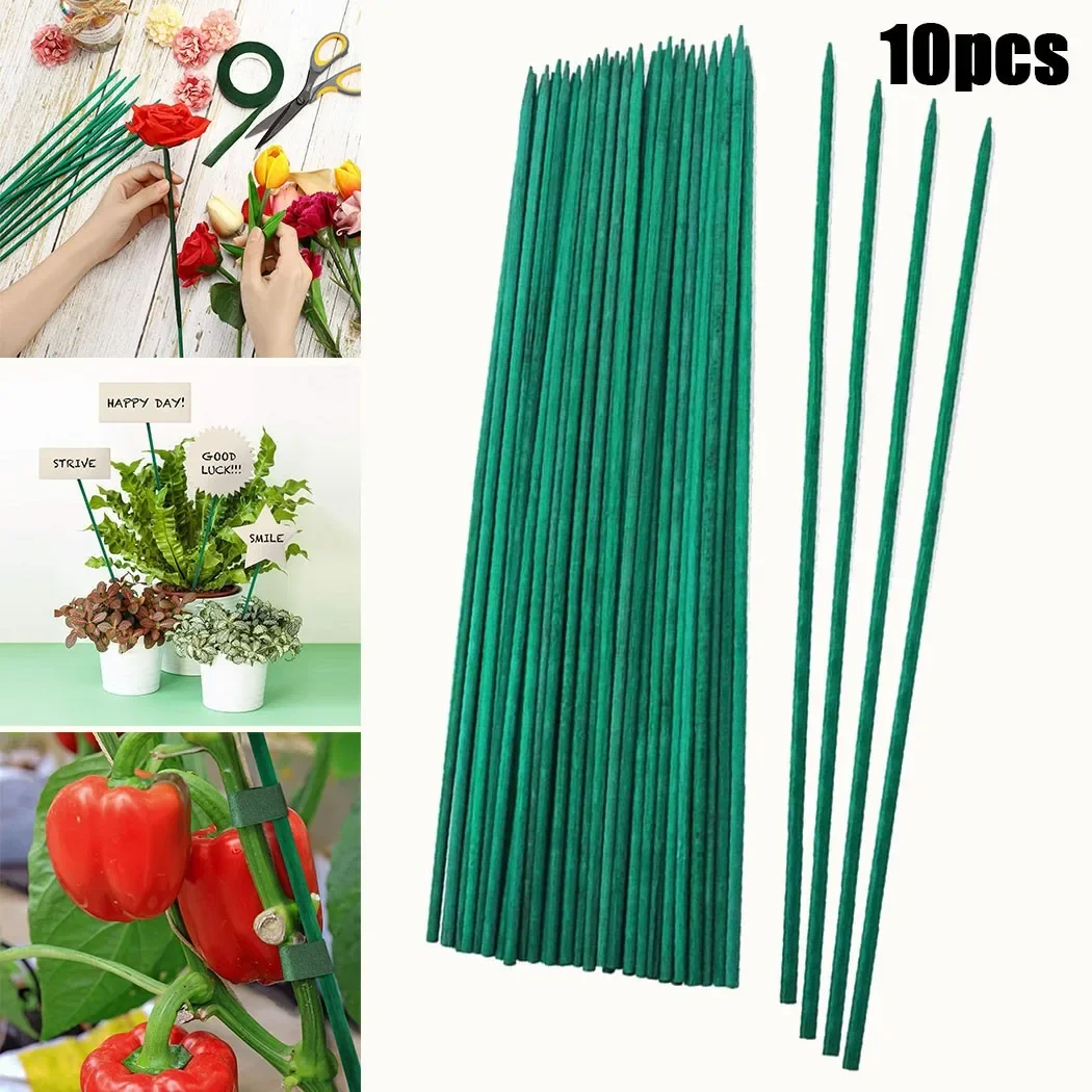 10 قطعة 40 سنتيمتر الأخضر الخي - مراجعة Gardening Tools Green وسعره