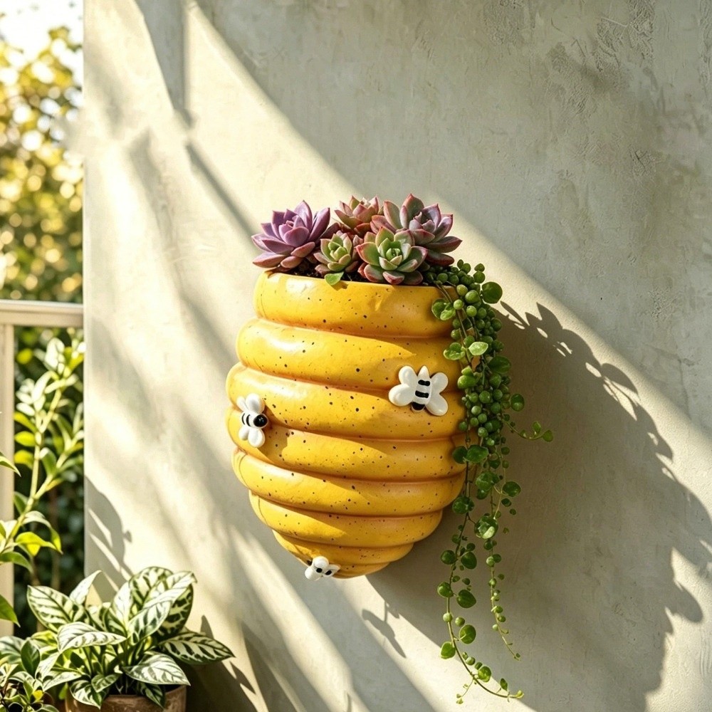 مزهرية معلقة على الحائط بتصميم - مراجعة Vertical Wall Planter وسعره