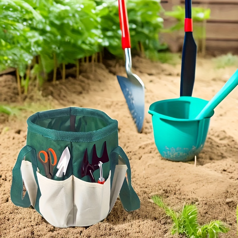 حقيبة أدوات حديقة مستديرة بالل - مراجعة Gardening Tools Green وسعره